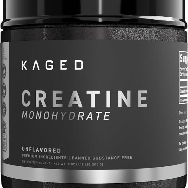 Kaged Creatine Monohydrate Micronized Powder | 100 Servings | Unflavored | Muscle